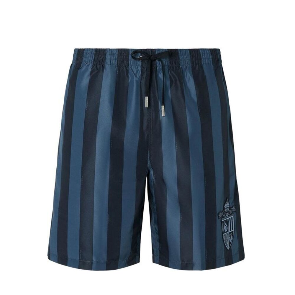 FENDI Vertical Stripe Swim Shorts Men BLUE Beachwear